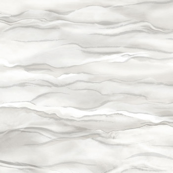 Vlies tapéta, fehér-szürke, hullámok, márvány, SA524041, Santa Fe, Design ID