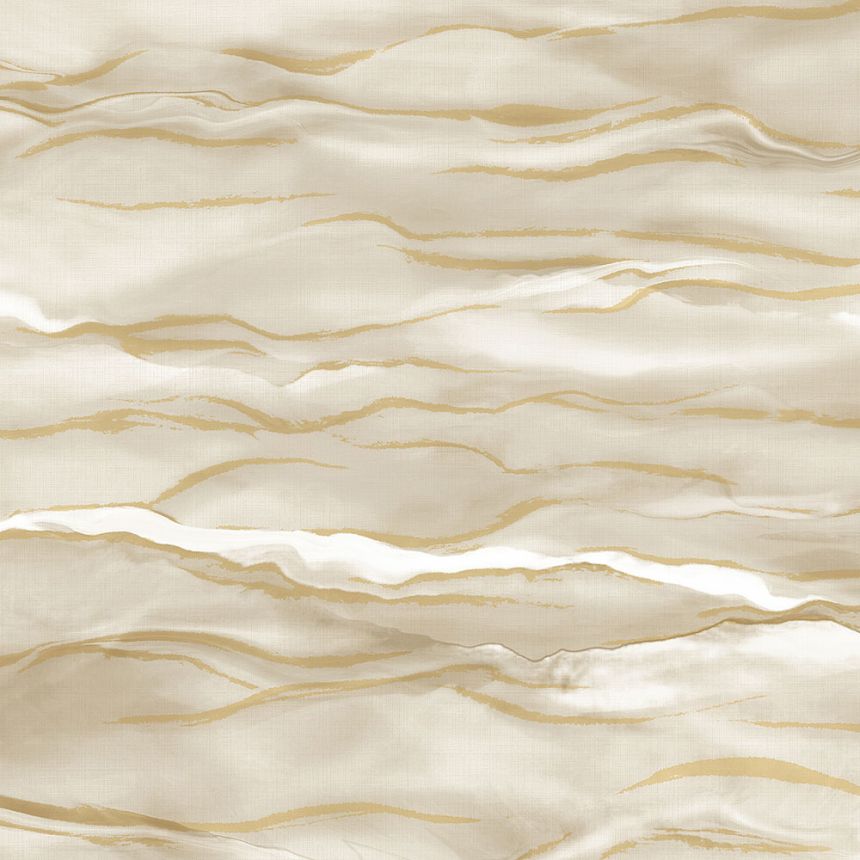 Vlies tapéta, bézs, hullámok, márvány, SA524042, Santa Fe, Design ID