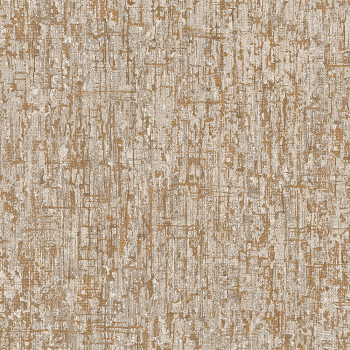 Vlies tapéta, barna-arany, textúra, SA524076, Santa Fe, Design ID