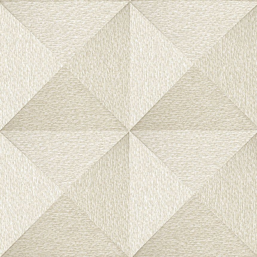 Geometrikus vlies tapéta, krém-bézs, SA524101, Santa Fe, Design ID