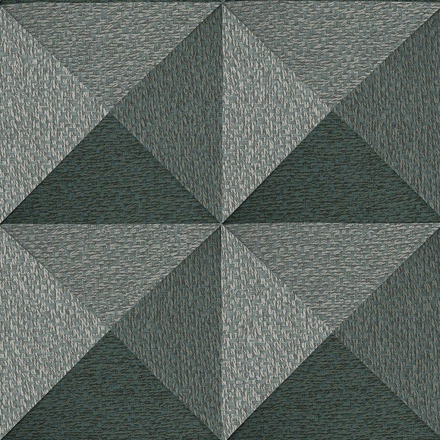 Geometrikus vlies tapéta, szürke-fekete, SA524105, Santa Fe, Design ID