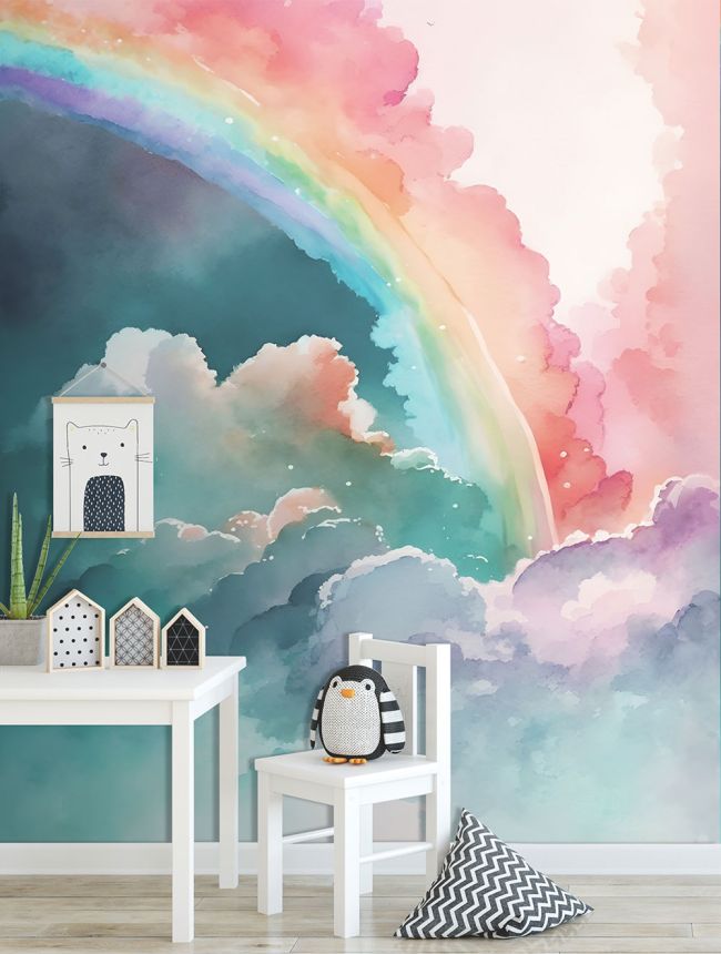 Vlies poszter tapéta, szivárvány, CW6000-3, Cute Walls, Decoprint