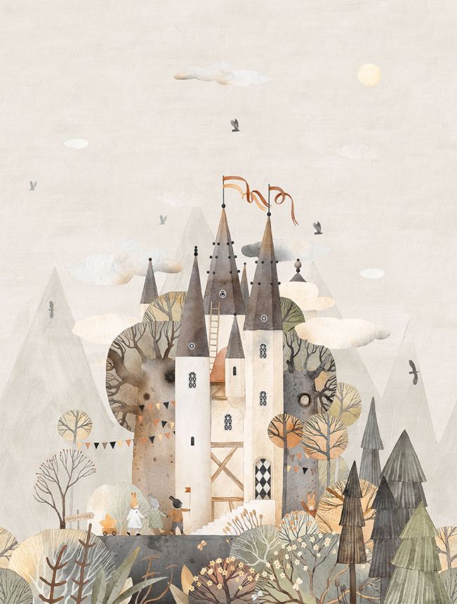 Gyermek vlies poszter tapéta, állatok, CW6005-1, Cute Walls, Decoprint