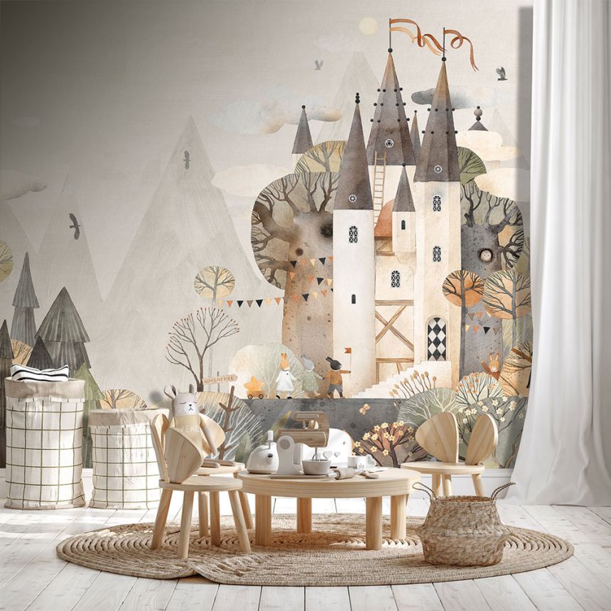 Gyermek vlies poszter tapéta, állatok, CW6005-1, Cute Walls, Decoprint