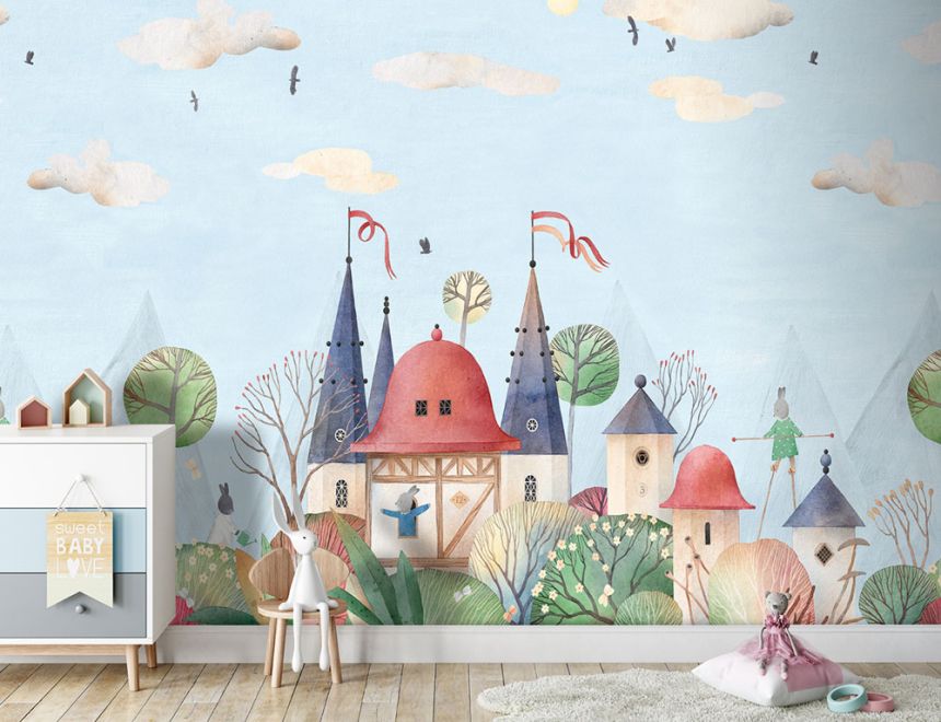 Gyermek vlies poszter tapéta, állatok, CW6007-1, Cute Walls, Decoprint