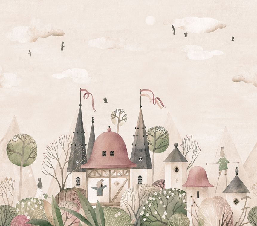 Gyermek vlies poszter tapéta, állatok, CW6007-7, Cute Walls, Decoprint