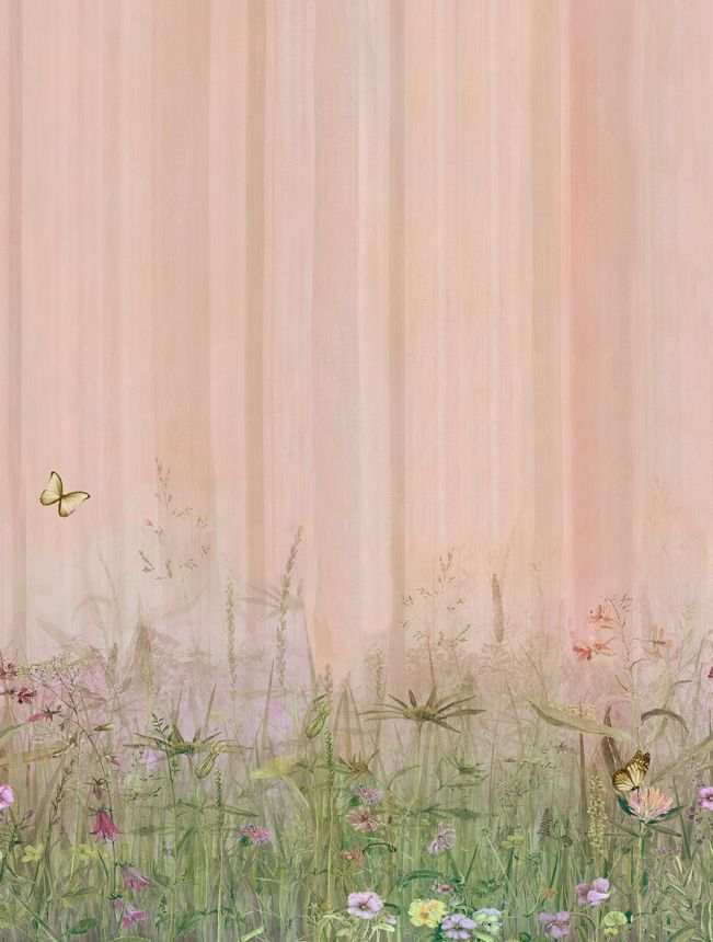 Vlies poszter tapéta, virágok, füvek, CW6023-1, Cute Walls, Decoprint