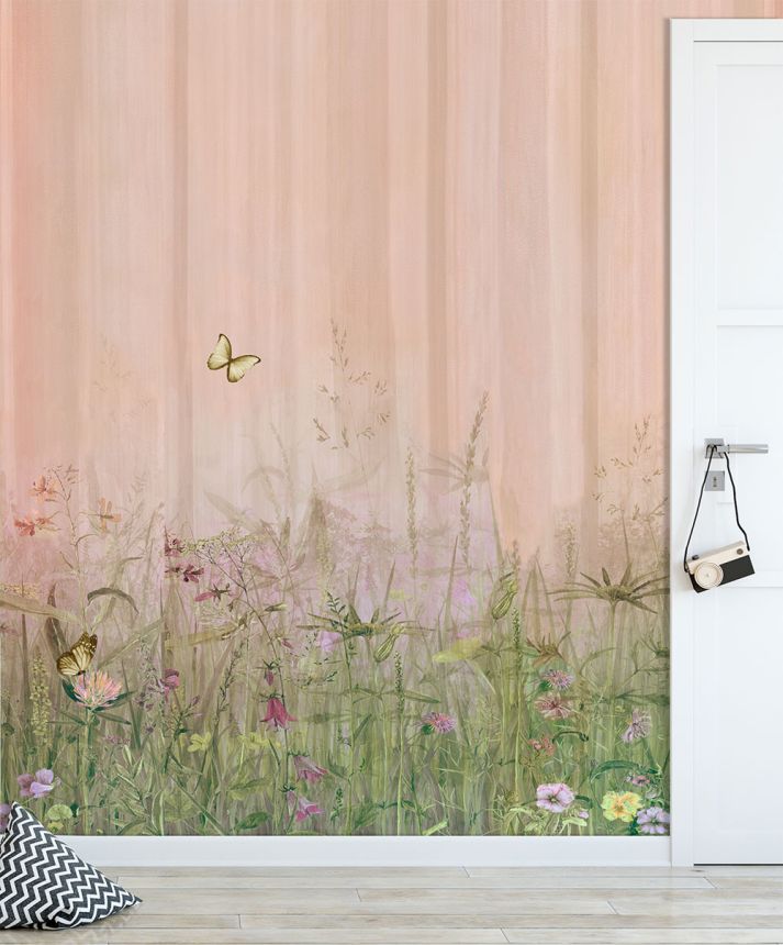 Vlies poszter tapéta, virágok, füvek, CW6023-1, Cute Walls, Decoprint