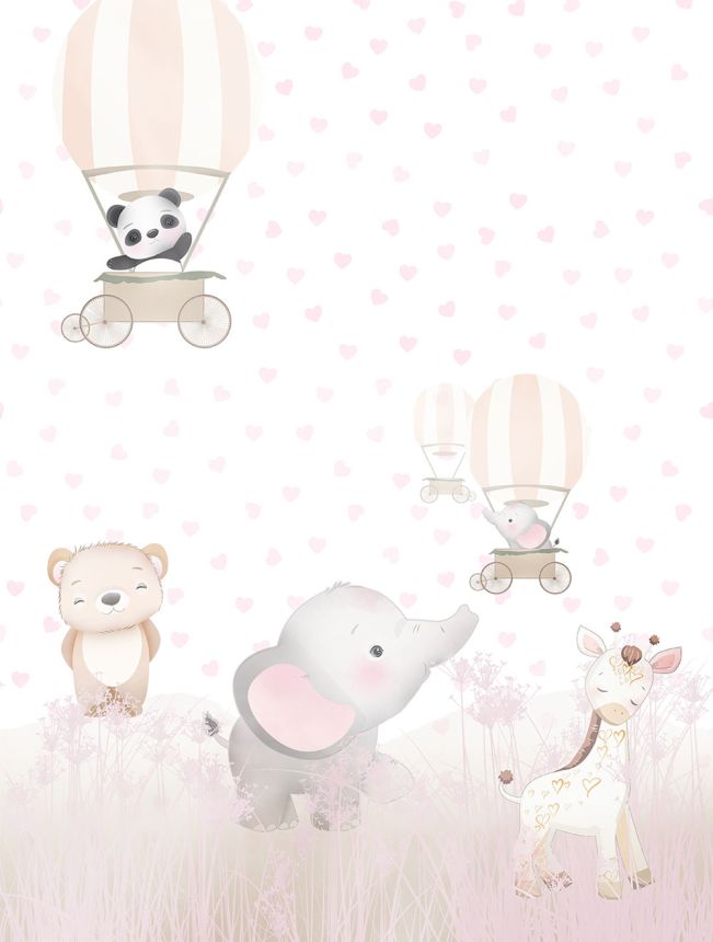 Gyermek vlies poszter tapéta, állatok, CW6031-1, Cute Walls, Decoprint