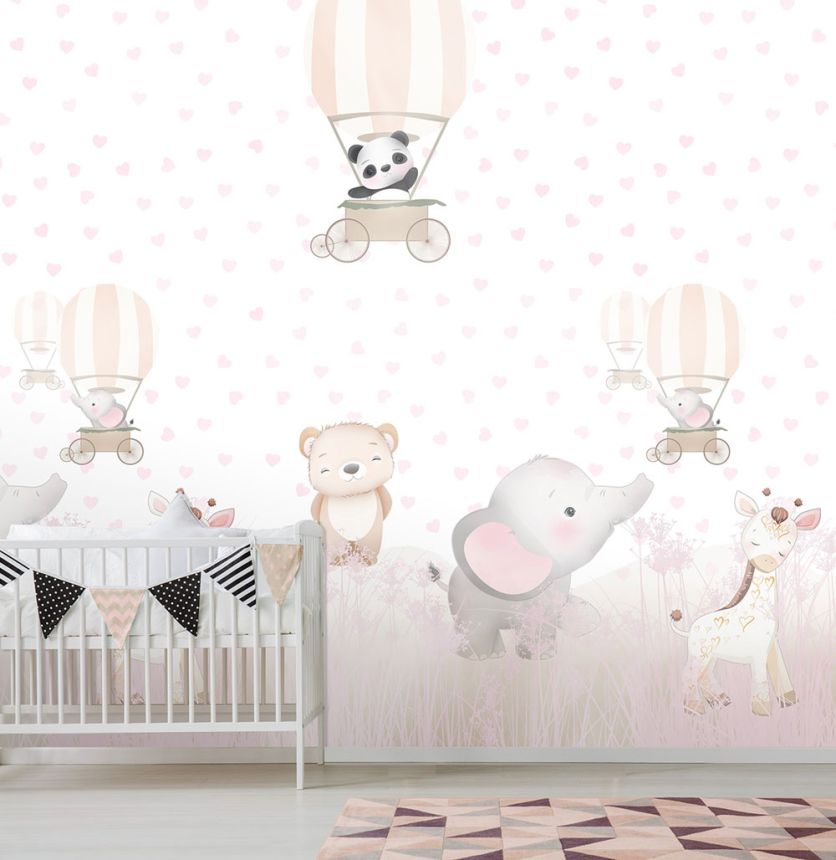 Gyermek vlies poszter tapéta, állatok, CW6031-1, Cute Walls, Decoprint
