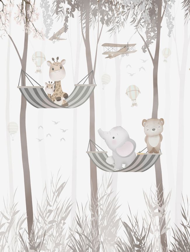 Gyermek vlies poszter tapéta, állatok, CW6032-1, Cute Walls, Decoprint