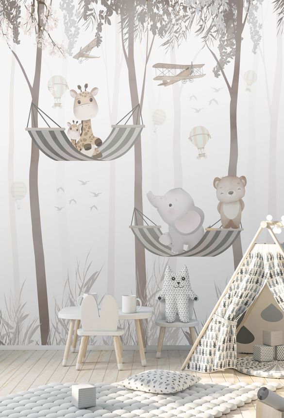Gyermek vlies poszter tapéta, állatok, CW6032-1, Cute Walls, Decoprint