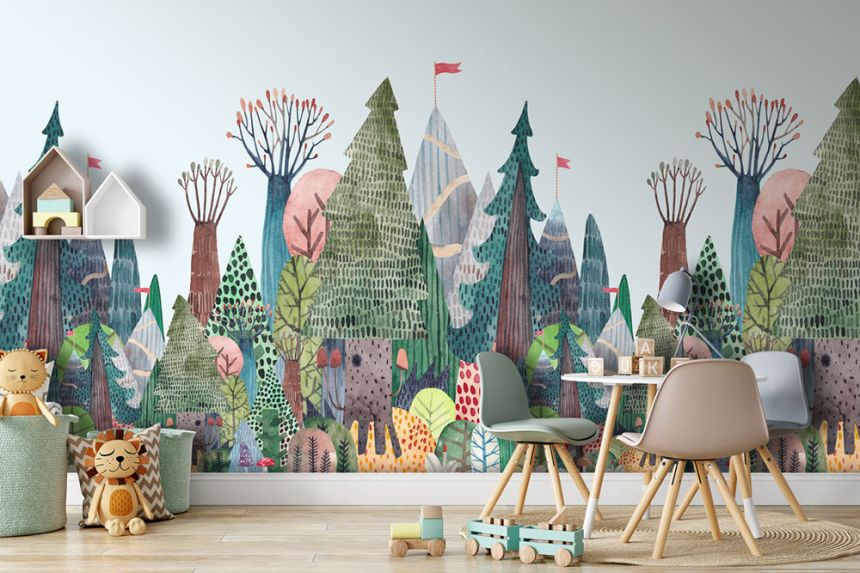 Gyermek vlies poszter tapéta, táj, CW6034-2, Cute Walls, Decoprint