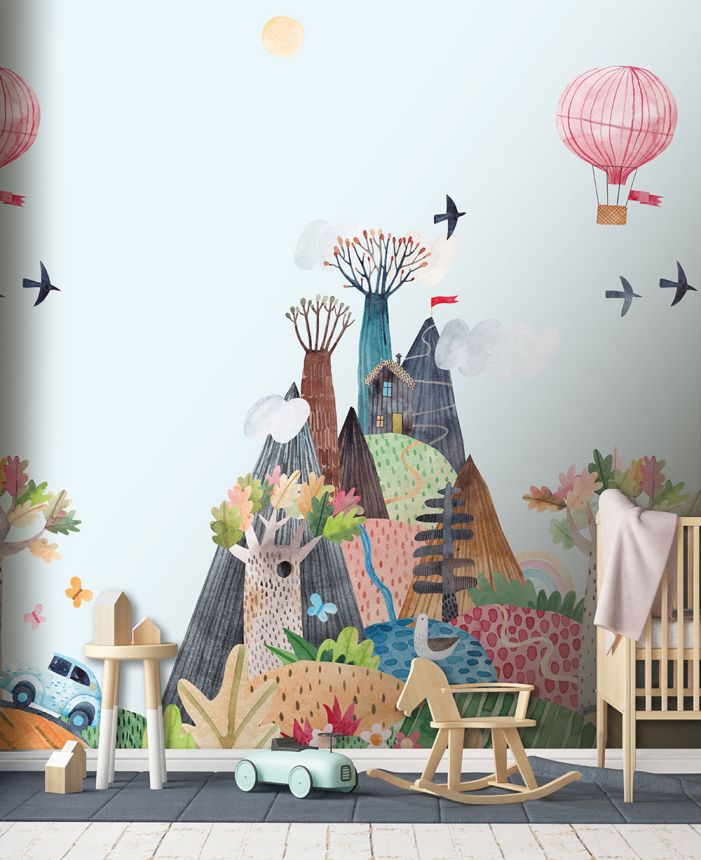 Gyermek vlies poszter tapéta, táj, CW6036-2, Cute Walls, Decoprint
