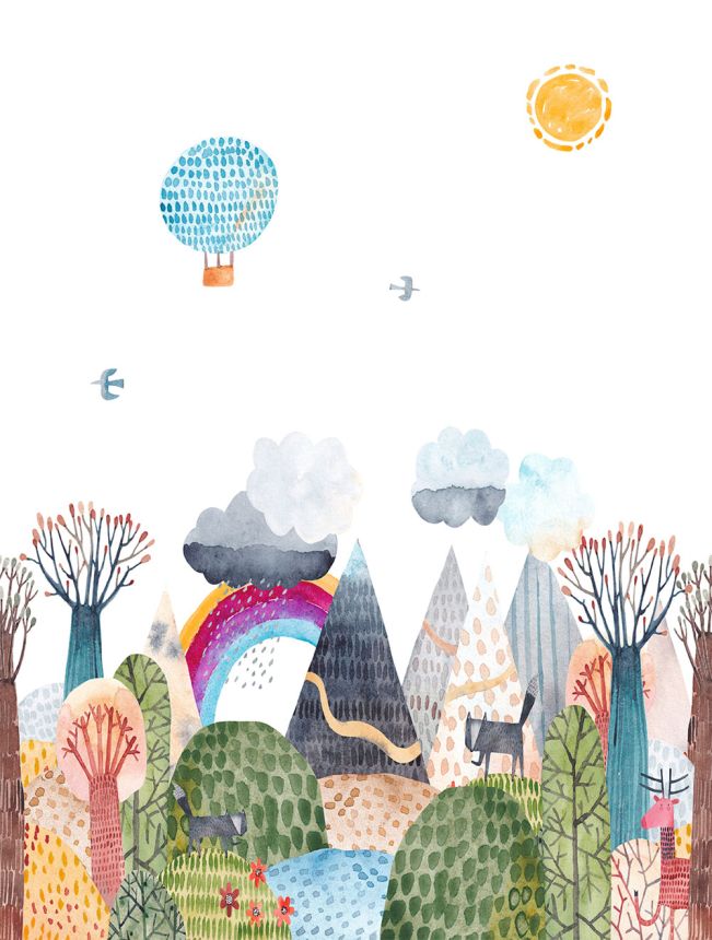 Gyermek vlies poszter tapéta, táj, CW6048-1, Cute Walls, Decoprint