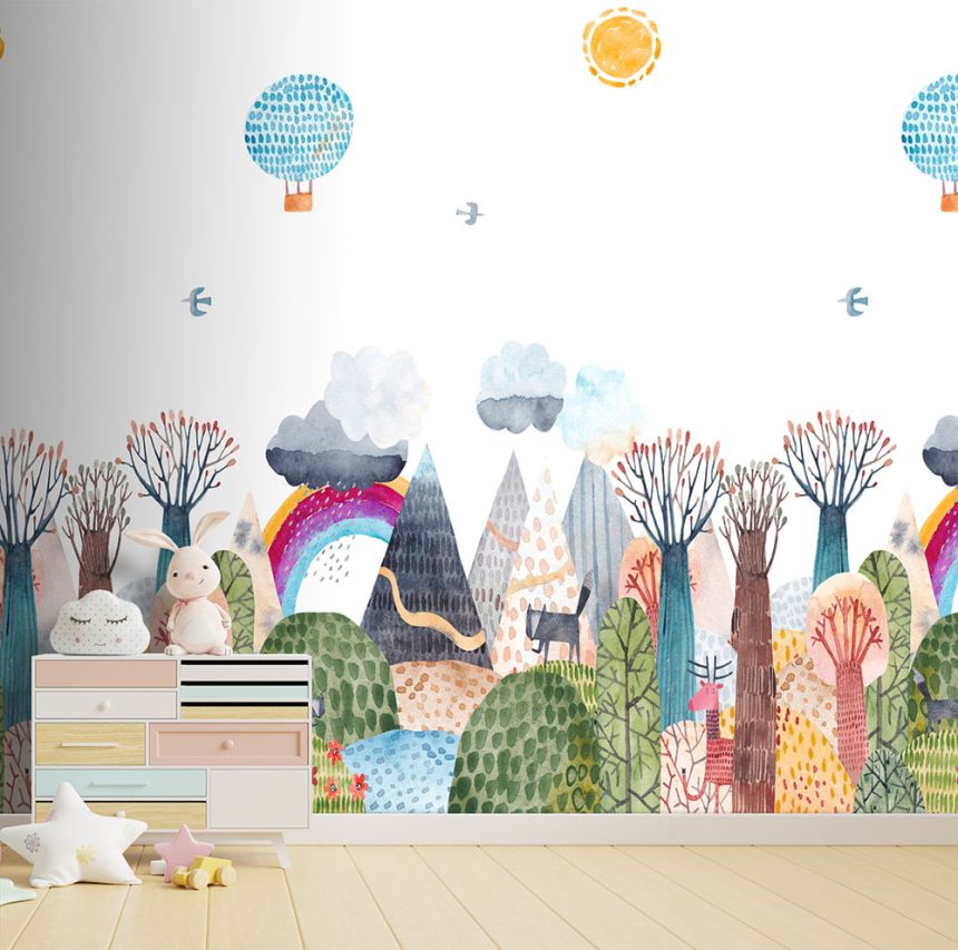 Gyermek vlies poszter tapéta, táj, CW6048-1, Cute Walls, Decoprint