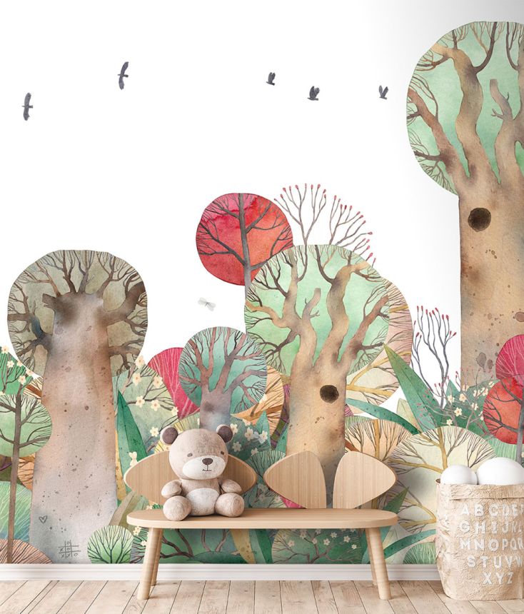 Gyermek vlies poszter tapéta, táj, erdő, CW6049-1, Cute Walls, Decoprint