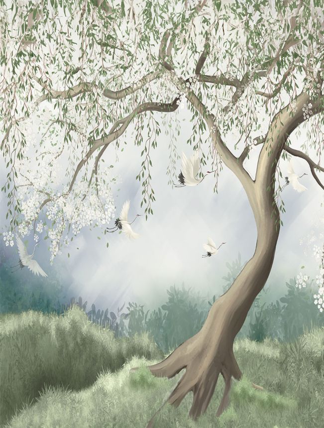 Vlies poszter tapéta, fa, CW6051-1, Cute Walls, Decoprint