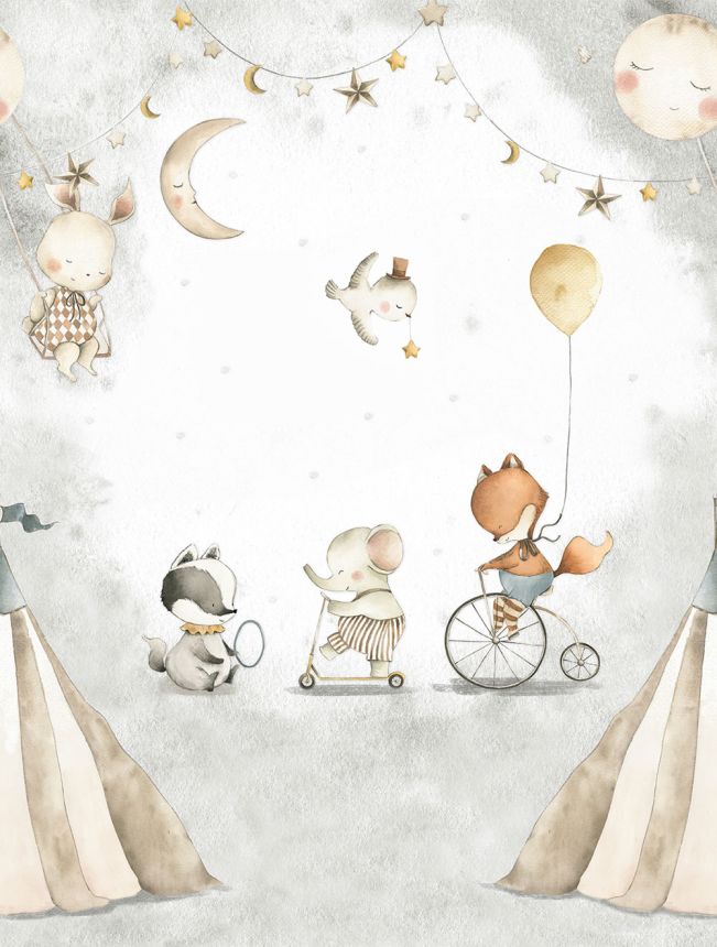 Gyermek vlies poszter tapéta, állatok, CW6055-1, Cute Walls, Decoprint