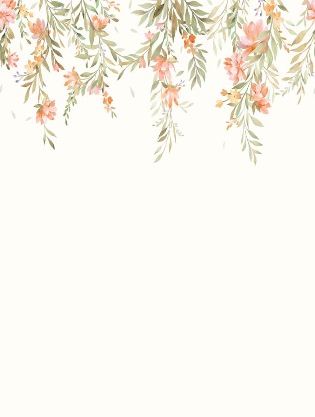 Vlies poszter tapéta, virágok, CW6119-1, Cute Walls, Decoprint