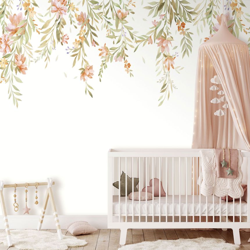 Vlies poszter tapéta, virágok, CW6119-1, Cute Walls, Decoprint