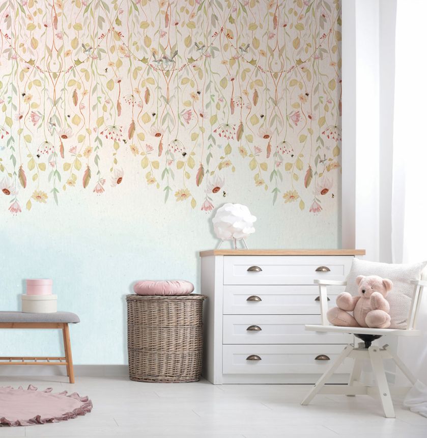 Vlies poszter tapéta, virágok, CW6124-1, Cute Walls, Decoprint