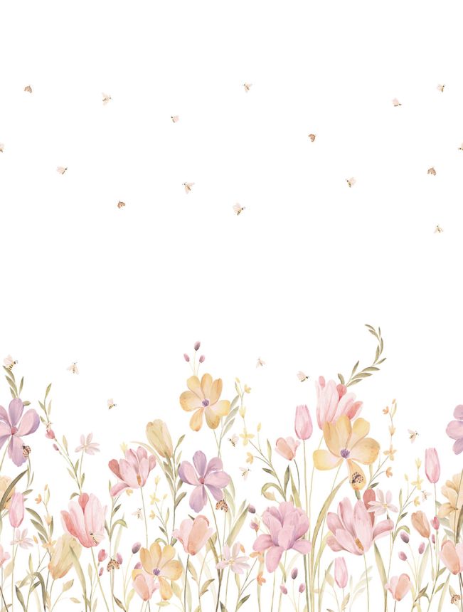 Vlies poszter tapéta, virágok, CW6129-1, Cute Walls, Decoprint