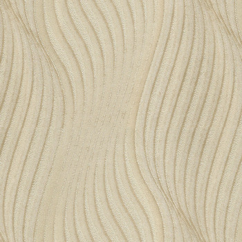 Grafikus 3D vlies tapéta, bézs, 20048, New Tekko, Emiliana Parati