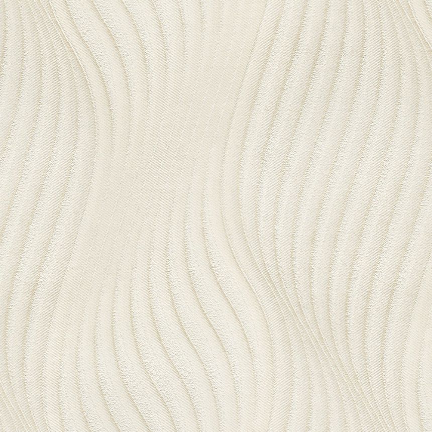 Grafikus 3D vlies tapéta, krémszínű, 20049, New Tekko, Emiliana Parati