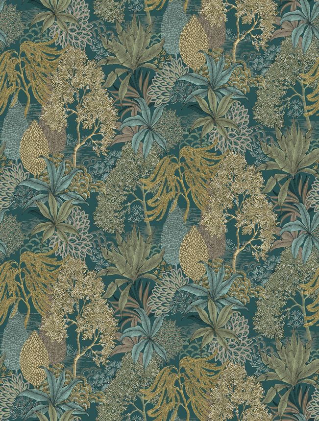 Vlies poszter tapéta, zöld, levelek, FW4003-1, Feature Walls, Decoprint