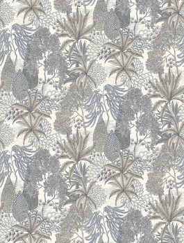 Vlies poszter tapéta, szürke, levelek, FW4003-2, Feature Walls, Decoprint
