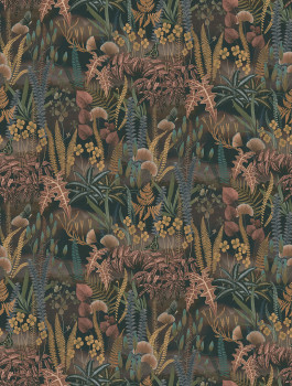 Vlies poszter tapéta, barna, levelek, FW4005-2, Feature Walls, Decoprint