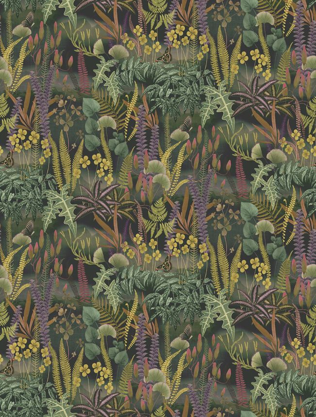 Vlies poszter tapéta, zöld, levelek, FW4005-3, Feature Walls, Decoprint