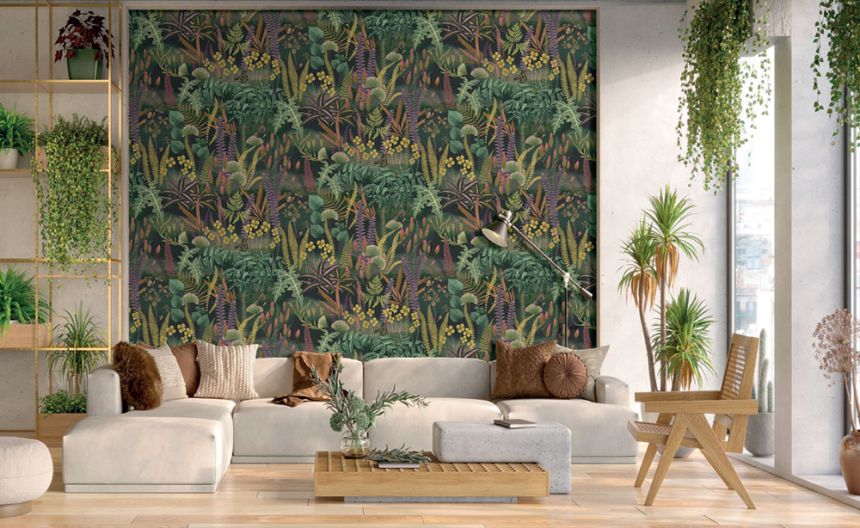 Vlies poszter tapéta, zöld, levelek, FW4005-3, Feature Walls, Decoprint