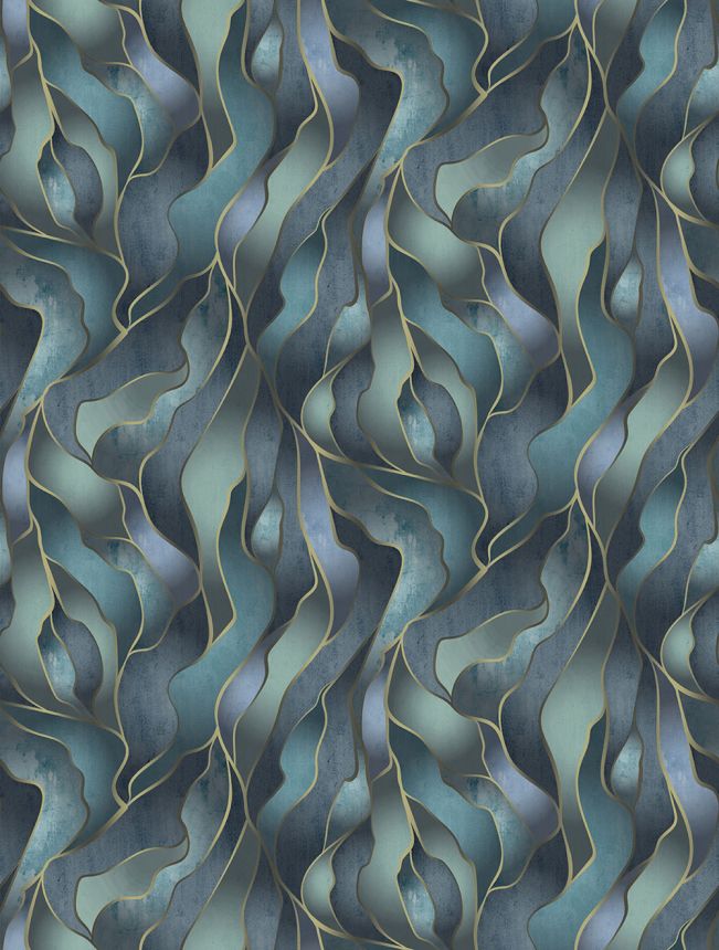 Grafikus vlies poszter tapéta, kék, FW4010-2, Feature Walls, Decoprint