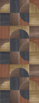 Grafikus vlies poszter tapéta, barna, FW4012-5, Feature Walls, Decoprint
