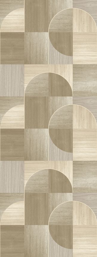 Grafikus vlies poszter tapéta, szürke-bézs, FW4012-6, Feature Walls, Decoprint
