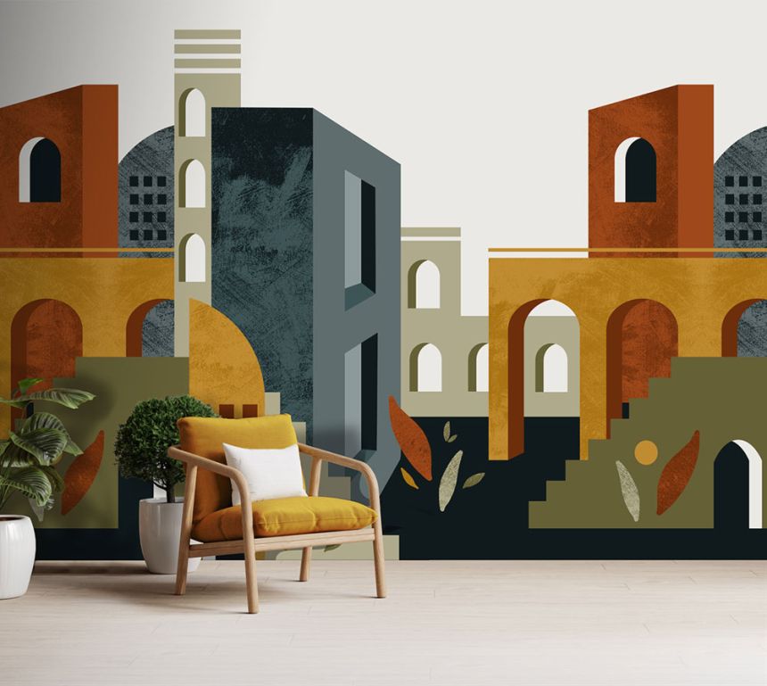 Grafikus vlies poszter tapéta, FW4014-1, Feature Walls, Decoprint