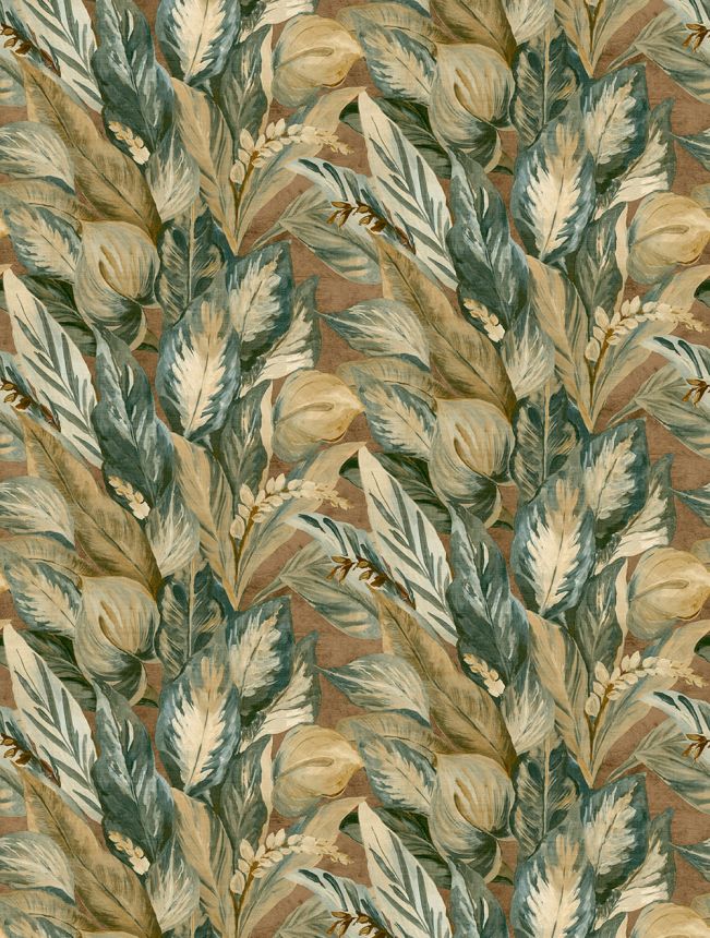 Vlies poszter tapéta, zöld, levelek, FW4016-4, Feature Walls, Decoprint