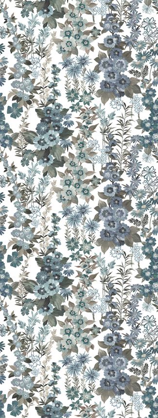 Vlies poszter tapéta, kék, virágok, FW4025-4, Feature Walls, Decoprint