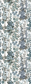 Vlies poszter tapéta, kék, virágok, FW4025-4, Feature Walls, Decoprint