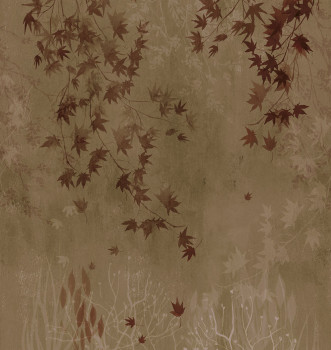 Vlies poszter tapéta, barna, ágak, levelek, FW4026-2, Feature Walls, Decoprint