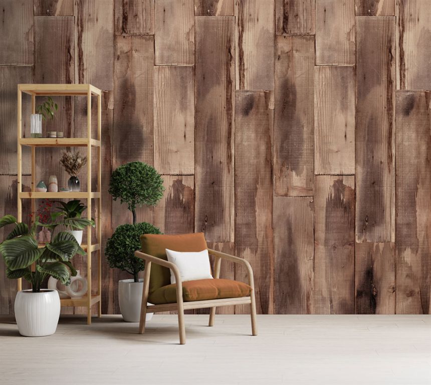 Vlies poszter tapéta, barna, fa, FW4051-7, Feature Walls, Decoprint