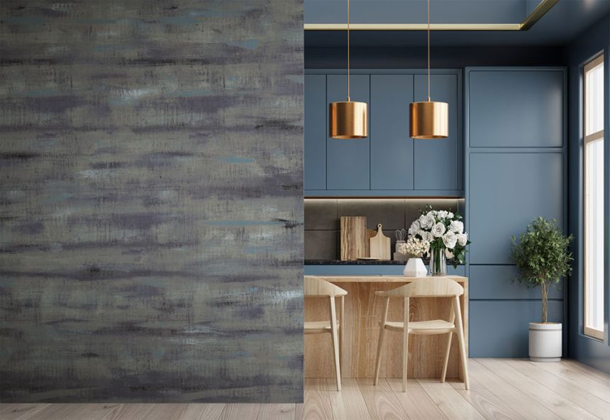 Vlies poszter tapéta, kék, festés, FW4053-4, Feature Walls, Decoprint