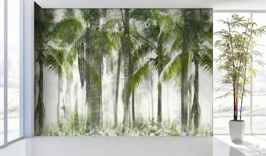 Vlies poszter tapéta, zöld, pálmafák, FW4054-1, Feature Walls, Decoprint