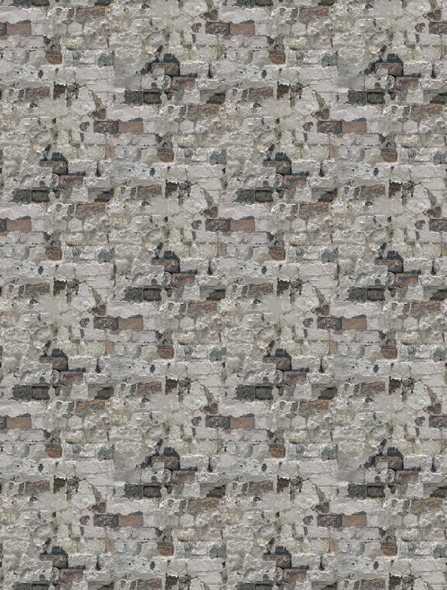 Vlies poszter tapéta, szürke, tégla, FW4056-2, Feature Walls, Decoprint