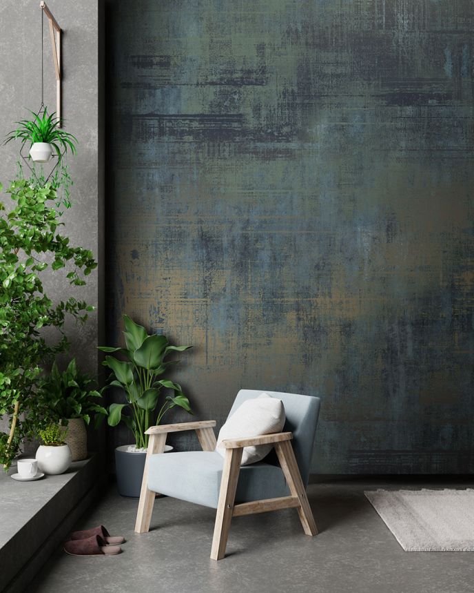 Vlies poszter tapéta, kék, fém, FW4057-6, Feature Walls, Decoprint