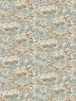 Vlies poszter tapéta, szürke-barna, virágok, FW4062-2, Feature Walls, Decoprint