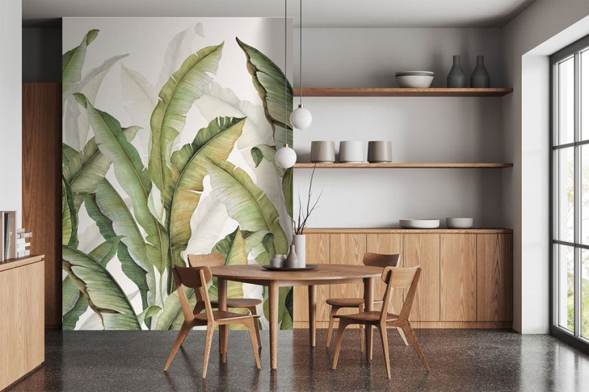 Vlies poszter tapéta, zöld, levelek, FW4032-1, Feature Walls, Decoprint