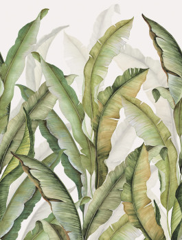 Vlies poszter tapéta, zöld, levelek, FW4032-1, Feature Walls, Decoprint